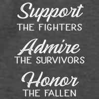 Support The Fighters Admire The Survivors Honor The Fallen Great Gift Vector Backpack