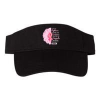 Support The Fighters Admire The Survivors Breast Cancer Valucap Bio-Washed Visor