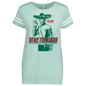 Star Trexican Funny Mexican Parody Prosperar Enza Ladies Jersey Football T-Shirt