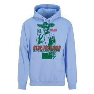 Star Trexican Funny Mexican Parody Prosperar Unisex Surf Hoodie