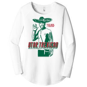 Star Trexican Funny Mexican Parody Prosperar Women's Perfect Tri Tunic Long Sleeve Shirt