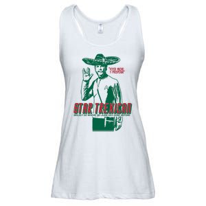 Star Trexican Funny Mexican Parody Prosperar Ladies Essential Flowy Tank