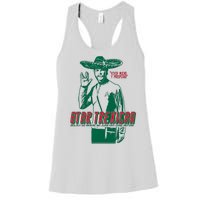 Star Trexican Funny Mexican Parody Prosperar Women's Racerback Tank