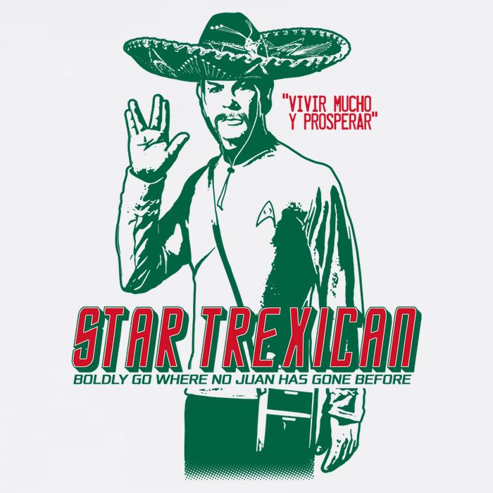 Star Trexican Funny Mexican Parody Prosperar Trucker Hat