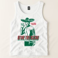 Star Trexican Funny Mexican Parody Prosperar Tank Top