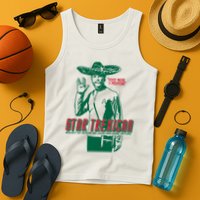 Star Trexican Funny Mexican Parody Prosperar Tank Top
