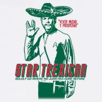 Star Trexican Funny Mexican Parody Prosperar Tank Top