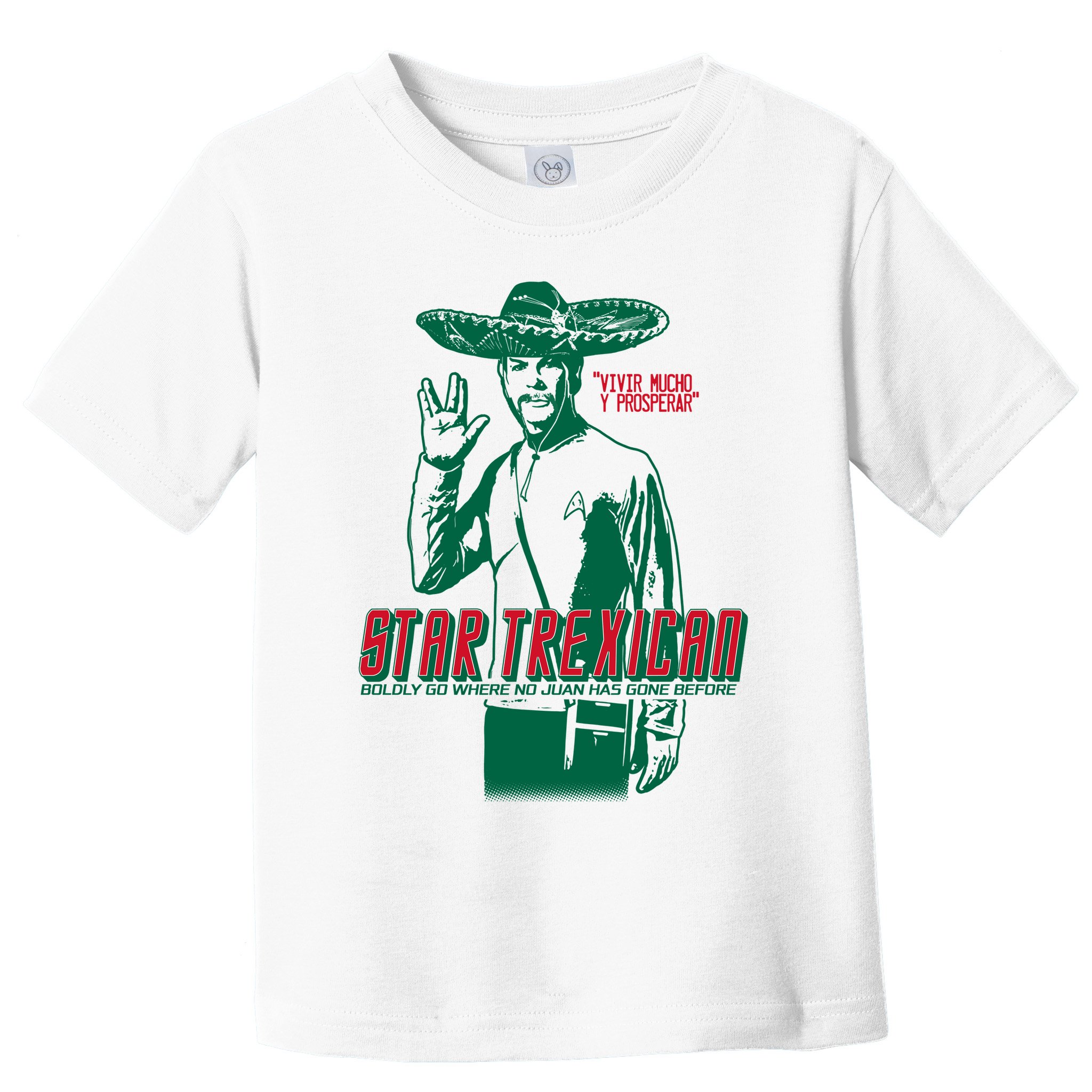 Star Trexican Funny Mexican Parody Prosperar Toddler T-Shirt