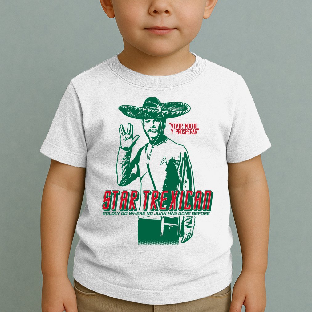 Star Trexican Funny Mexican Parody Prosperar Toddler T-Shirt