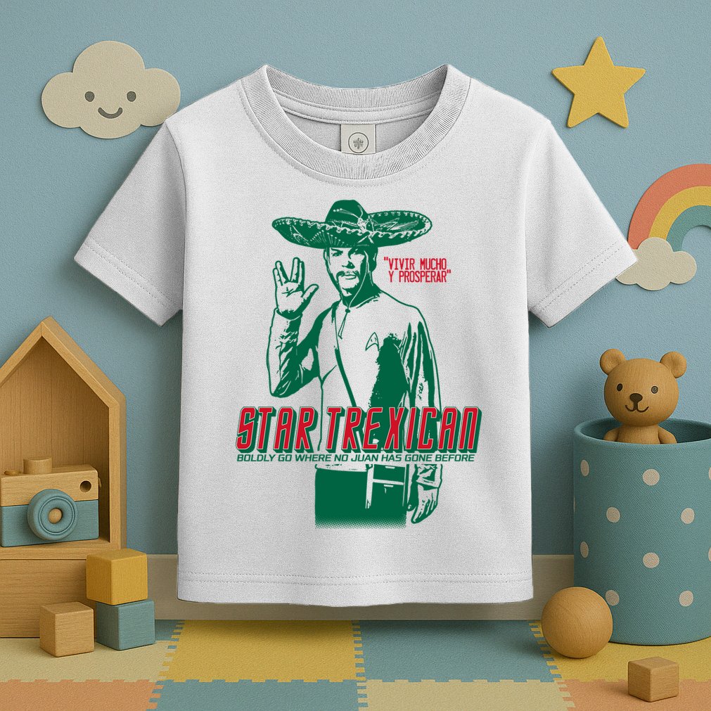 Star Trexican Funny Mexican Parody Prosperar Toddler T-Shirt