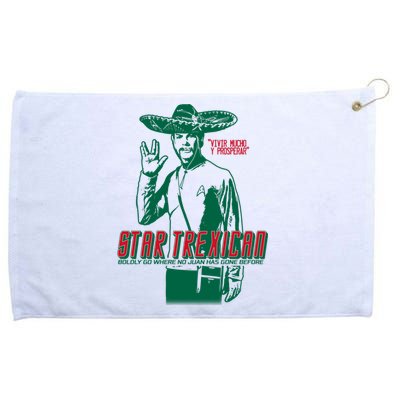 Star Trexican Funny Mexican Parody Prosperar Grommeted Golf Towel