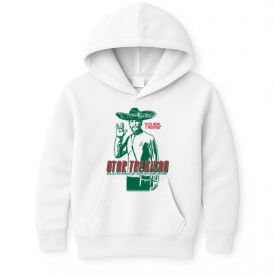 Star Trexican Funny Mexican Parody Prosperar Kids Hoodie