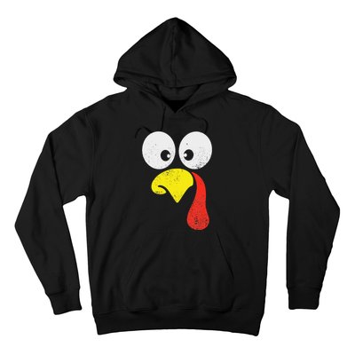 Silly Turkey Face Family Thanksgiving Dinner Gift Hoodie