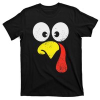 Silly Turkey Face Family Thanksgiving Dinner Gift T-Shirt