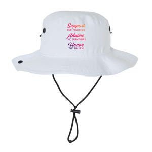 Support The Fighters Admire The Survivors Honor The Fallen Cute Gift Legacy Cool Fit Booney Bucket Hat