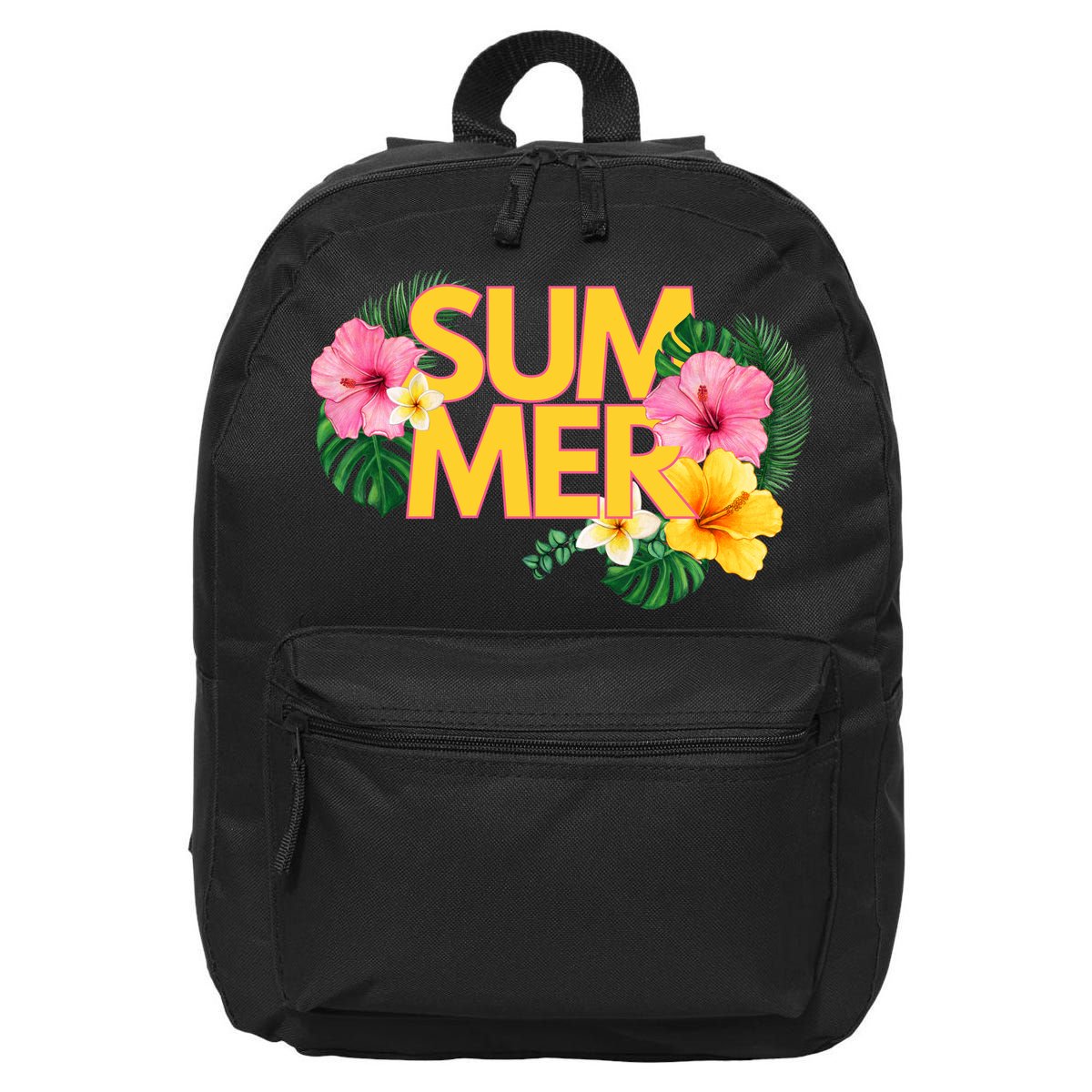 Summer Tropical Floral 16 in Basic Backpack