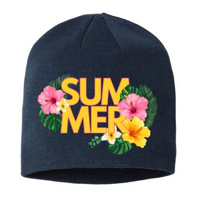 Summer Tropical Floral Sustainable Beanie