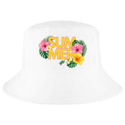 Summer Tropical Floral Cool Comfort Performance Bucket Hat