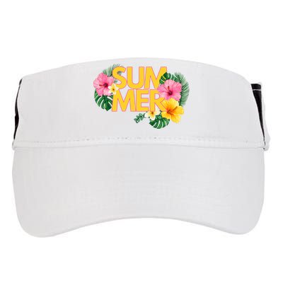 Summer Tropical Floral Adult Drive Performance Visor