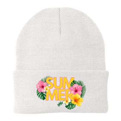 Summer Tropical Floral Beanie