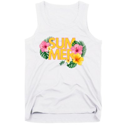 Summer Tropical Floral Tank Top