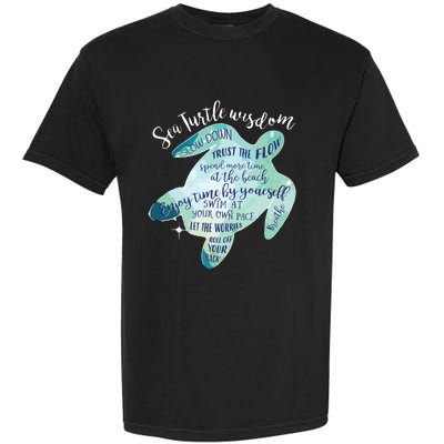 Sea Turtle For Women Wisdom Turtle Turtle Beach Garment-Dyed Heavyweight T-Shirt