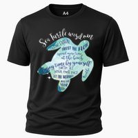 Sea Turtle For Women Wisdom Turtle Turtle Beach Cooling Performance Crew T-Shirt