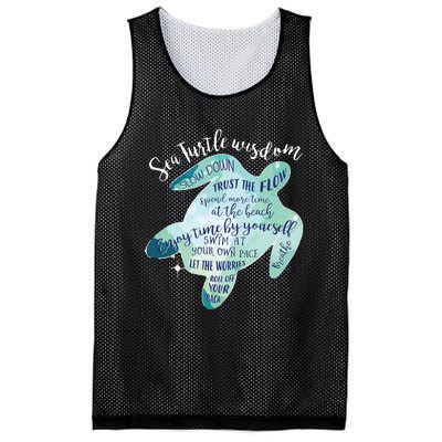 Sea Turtle For Women Wisdom Turtle Turtle Beach Mesh Reversible Basketball Jersey Tank