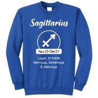 Sagittarius Traits Funny Zodiac Design Gift For Sagittarius Gift Sweatshirt