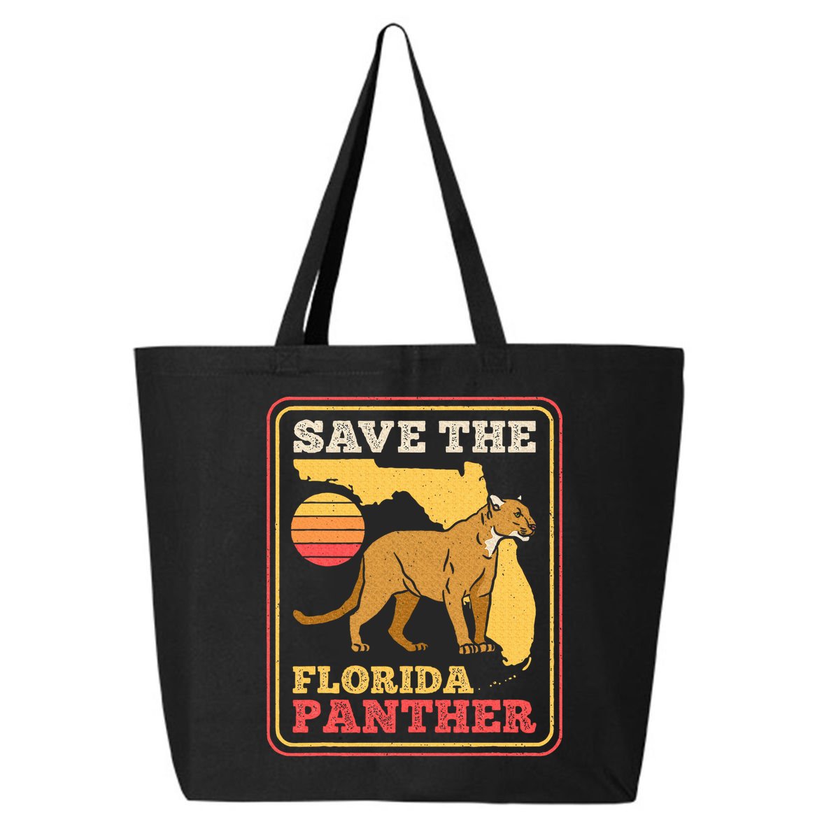 Save The Florida Panther 25L Jumbo Tote