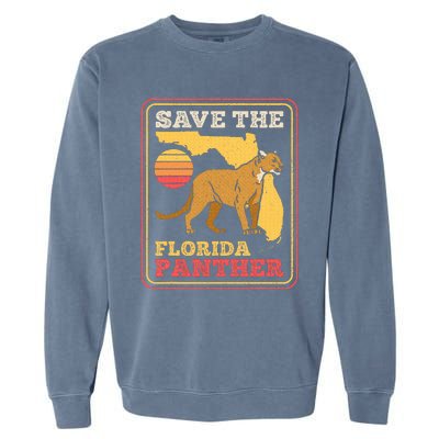 Save The Florida Panther Garment-Dyed Sweatshirt