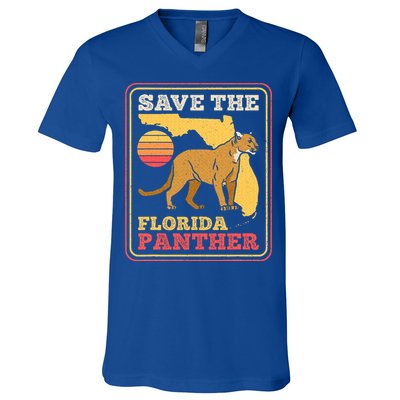 Save The Florida Panther V-Neck T-Shirt
