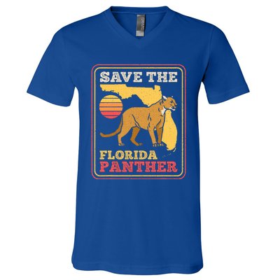 Save The Florida Panther V-Neck T-Shirt