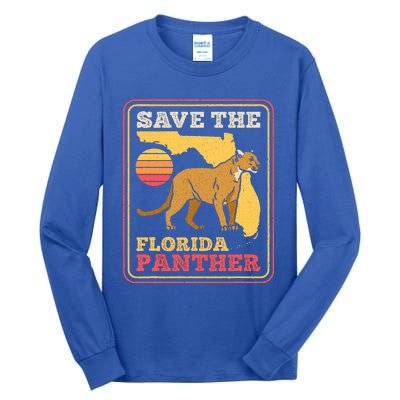 Save The Florida Panther Tall Long Sleeve T-Shirt