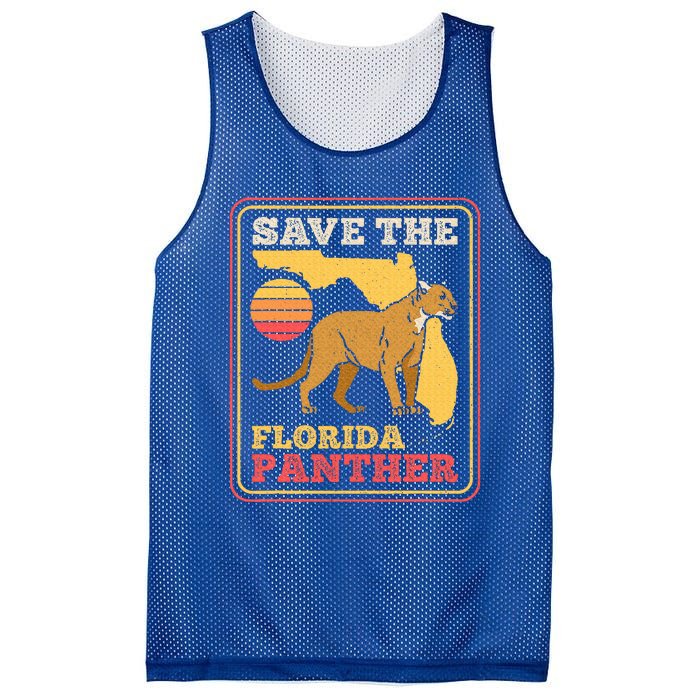 Save The Florida Panther Mesh Reversible Basketball Jersey Tank