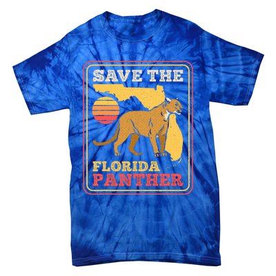 Save The Florida Panther Tie-Dye T-Shirt