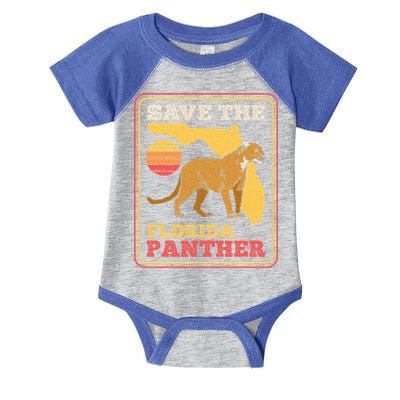 Save The Florida Panther Infant Baby Jersey Bodysuit