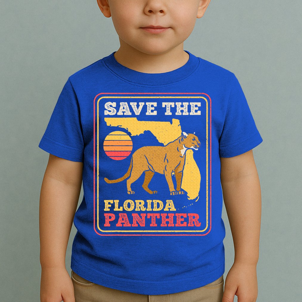 Save The Florida Panther Toddler T-Shirt