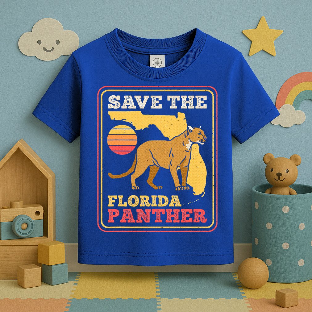 Save The Florida Panther Toddler T-Shirt