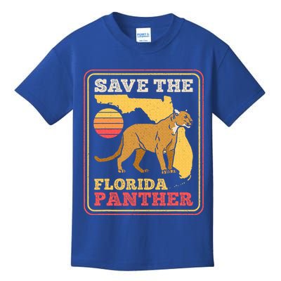 Save The Florida Panther Kids T-Shirt