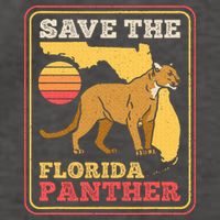 Save The Florida Panther Vector Backpack
