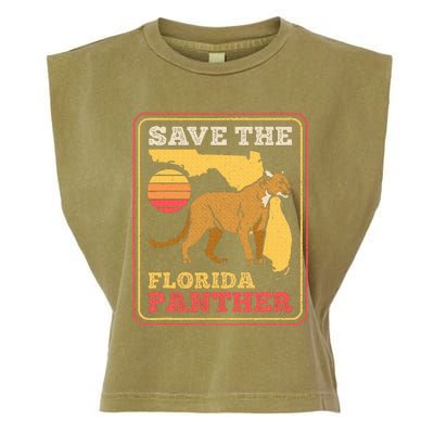 Save The Florida Panther Garment-Dyed Women's Muscle Tee