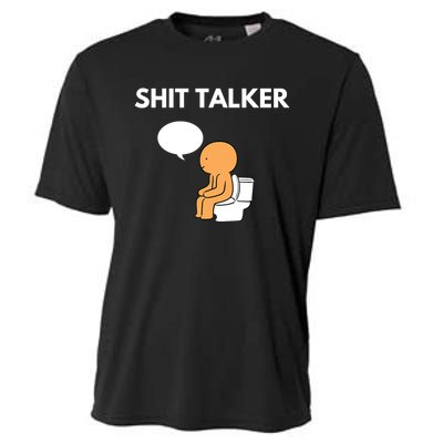 Shit Talker Funny Graphic Cooling Performance Crew T-Shirt