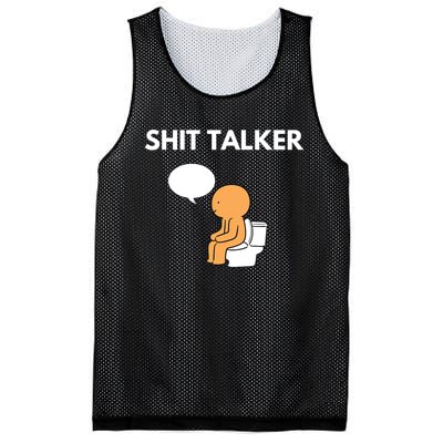 Shit Talker Funny Graphic Mesh Reversible Basketball Jersey Tank