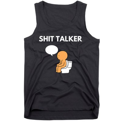 Shit Talker Funny Graphic Tank Top