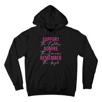 Support The Fighters Breast Cancer Awareness Month Support Hoodie