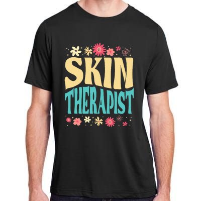 Skin Therapist Floral Outfit Skincare Specialist Beauty Adult ChromaSoft Performance T-Shirt