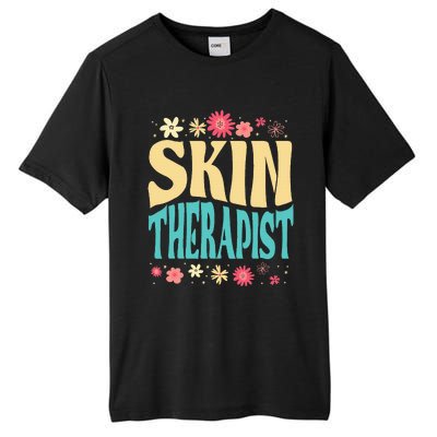 Skin Therapist Floral Outfit Skincare Specialist Beauty Tall Fusion ChromaSoft Performance T-Shirt