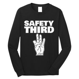 Safety Third Funny Missing Finger Safety Third Long Sleeve Shirt