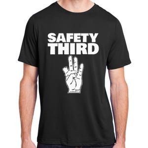 Safety Third Funny Missing Finger Safety Third Adult ChromaSoft Performance T-Shirt